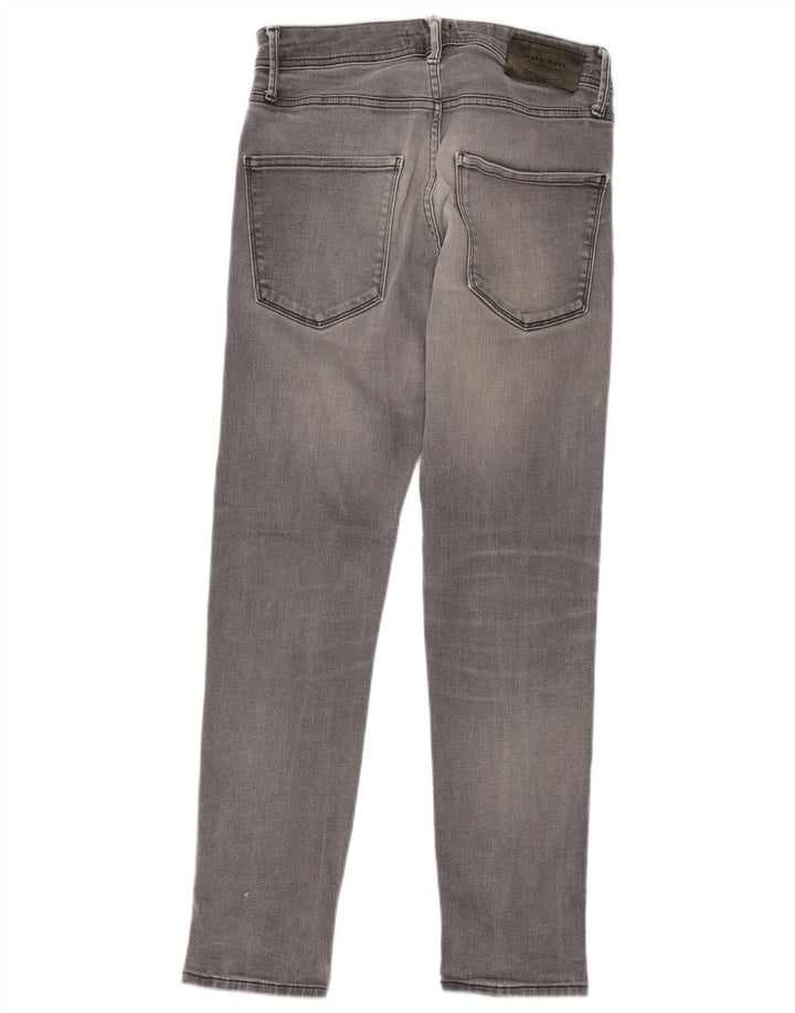 Jack & Jones muške uske traperice GLENN W30 L30 sivi pamuk