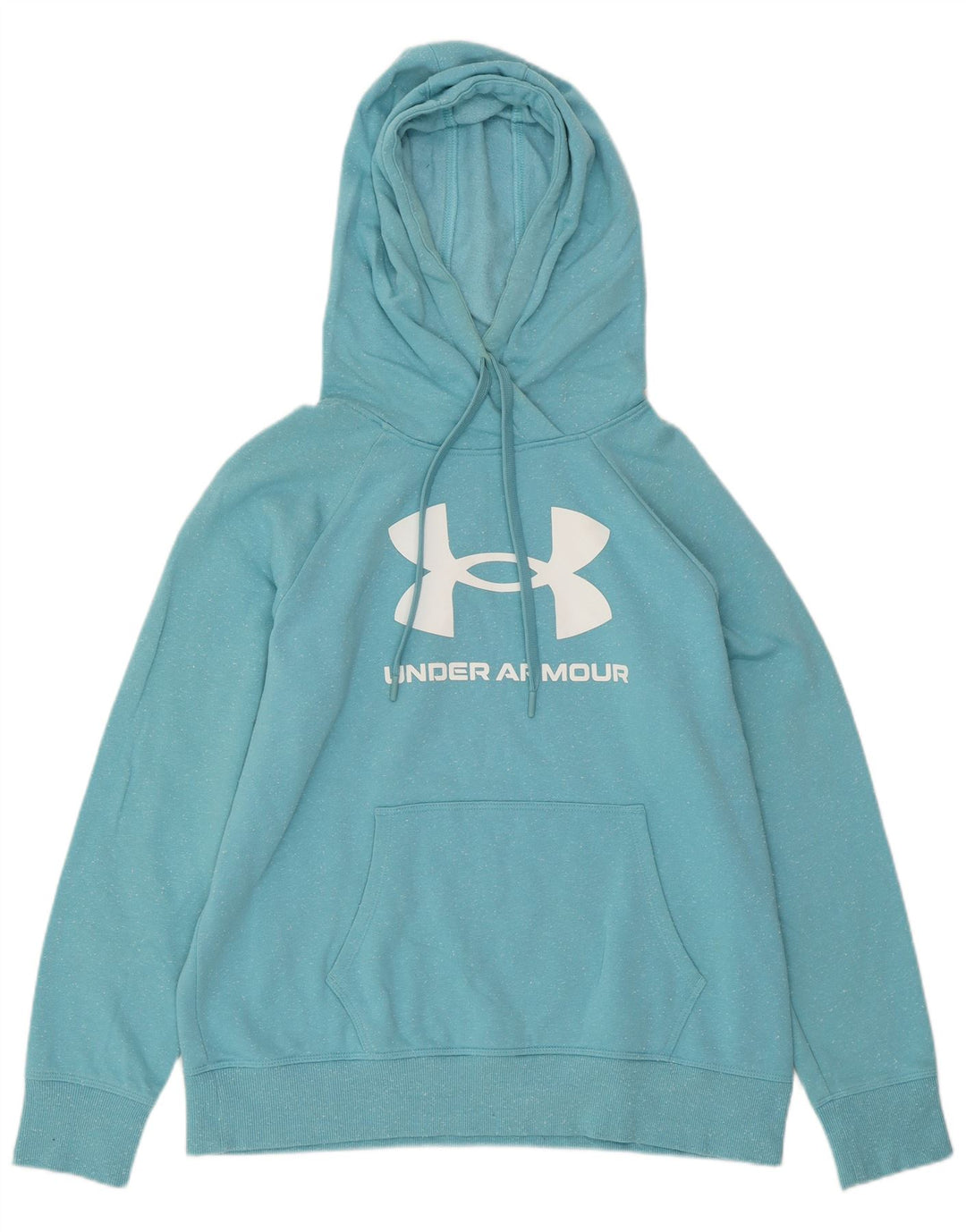 UNDER ARMOUR Ženska prevelika majica s kapuljačom UK 14 srednje plava s pjegama