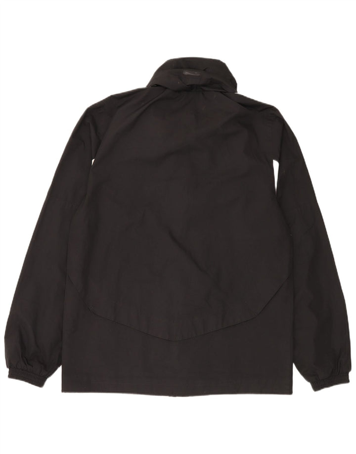 Adidas muška kišna jakna s kapuljačom UK 40/42 Medium Black Colourblock Poliester