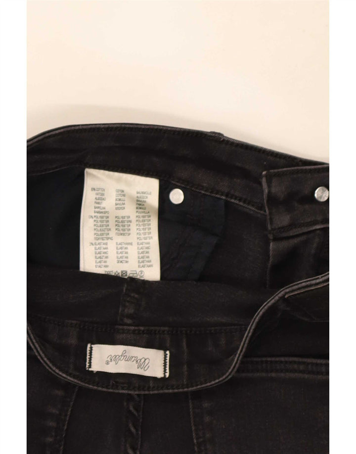 Wrangler ženske ravne traperice W32 L32 crni pamuk