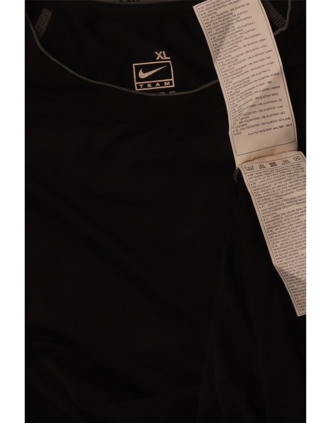 NIKE ženski prsluk UK 18 XL crni poliester