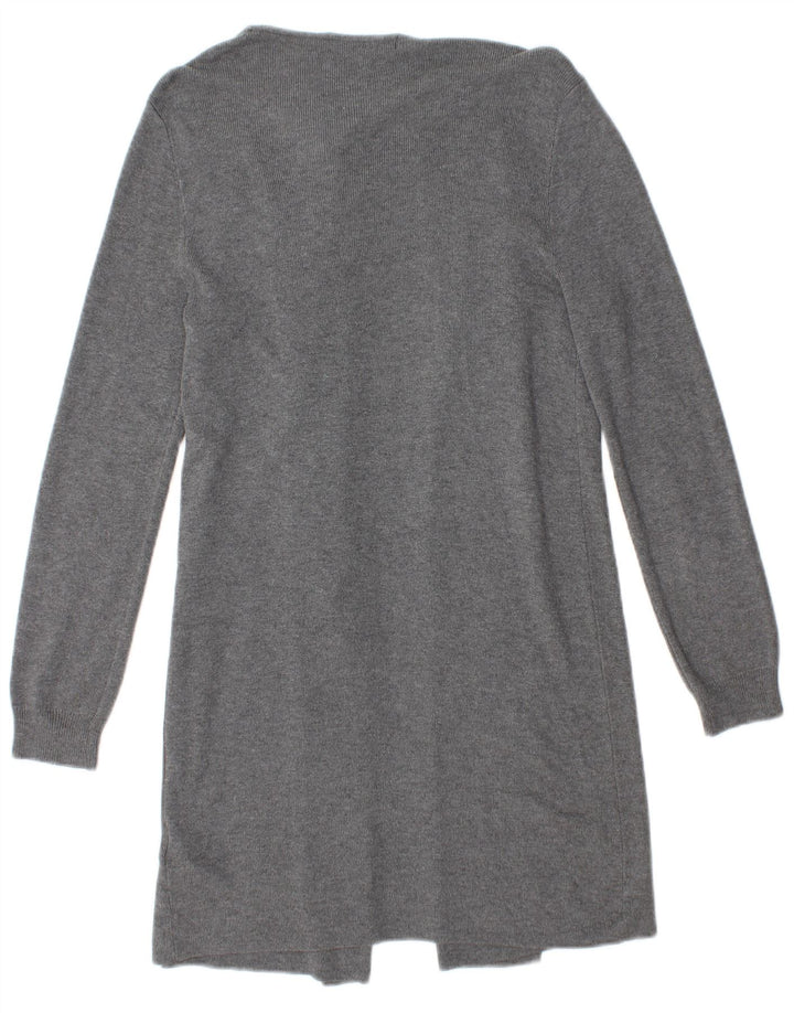 Marks & Spencer ženski otvoreni kardigan pulover UK 10 Small Gray