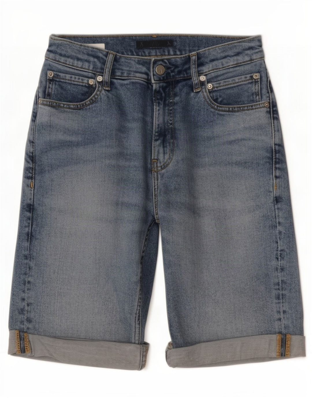 Calvin Klein muške traper kratke hlače W28 male plave boje pamuka