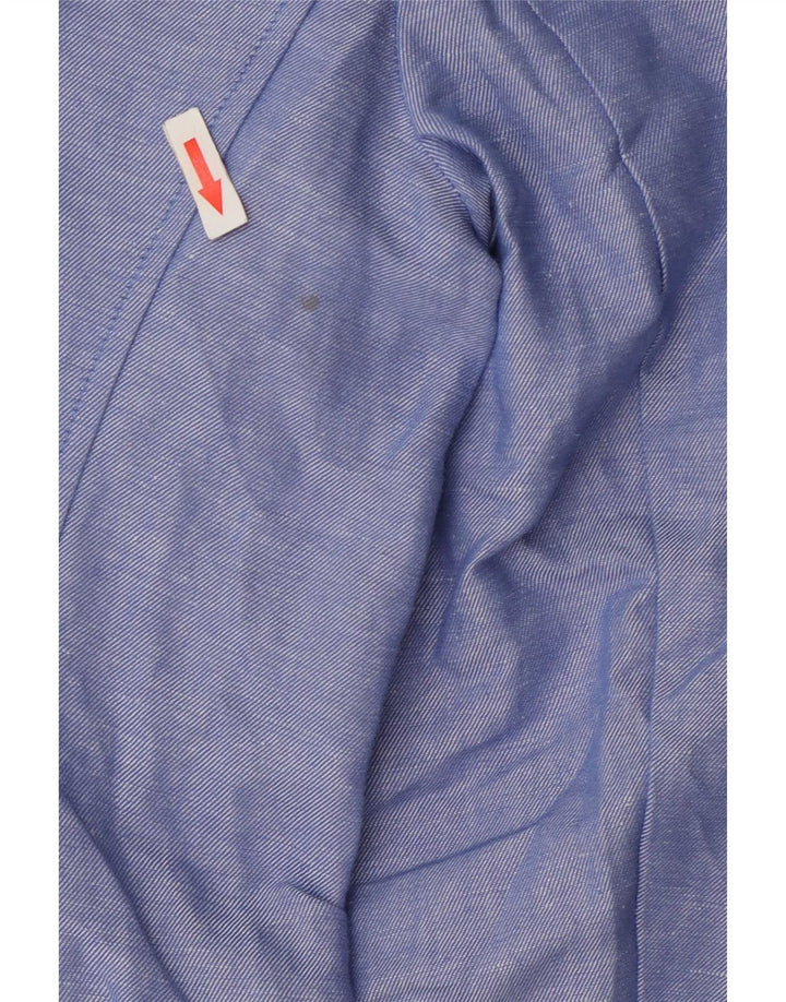 Marks & Spencer Ženska jakna sa 2 gumba UK 14 Large Blue Lan