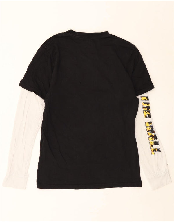 VANS majica s grafičkim motivima dugih rukava 13-14 godina XL crne boje