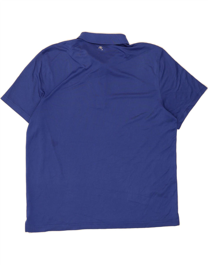IZOD Mens Polo Shirt 2XL Blue Polyester Vintage Izod and Second-Hand Izod from Messina Hembry 