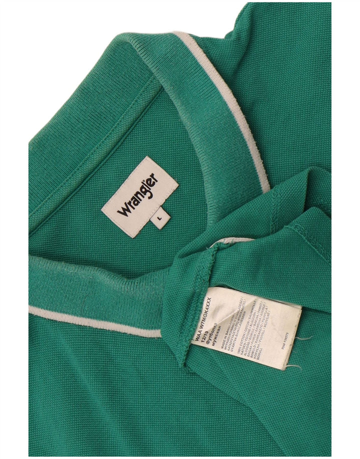 Wrangler muška polo majica veliki zeleni pamuk