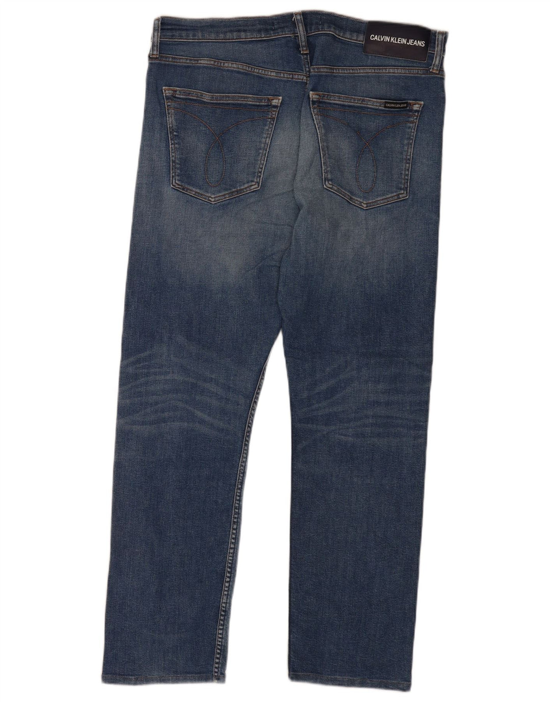 Calvin Klein Muške uske traperice W36 L32 Plave