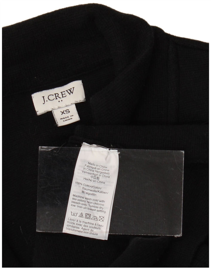 J. CREW Ženska jakna s 2 gumba UK 6 XS crni pamuk