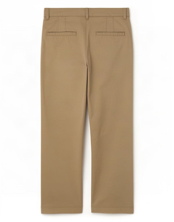 Gap ženske ravne chino hlače US 12 Large W34 L26 bež pamuk