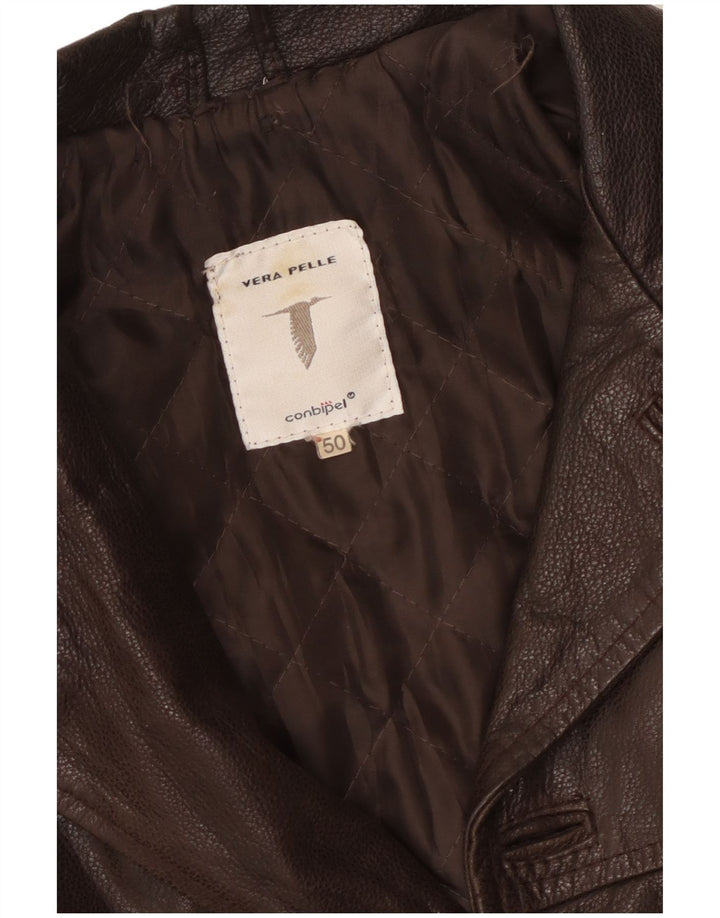 Conbipel muška kožna jakna IT 50 Large Brown Leather