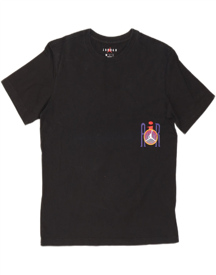 JORDAN Muška majica kratkih rukava srednje veličine, crni pamuk