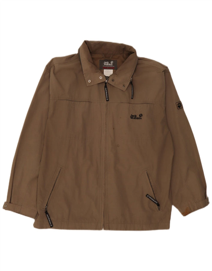 Jack Wolfskin muška pomoćna jakna UK 42 XL kaki poliester