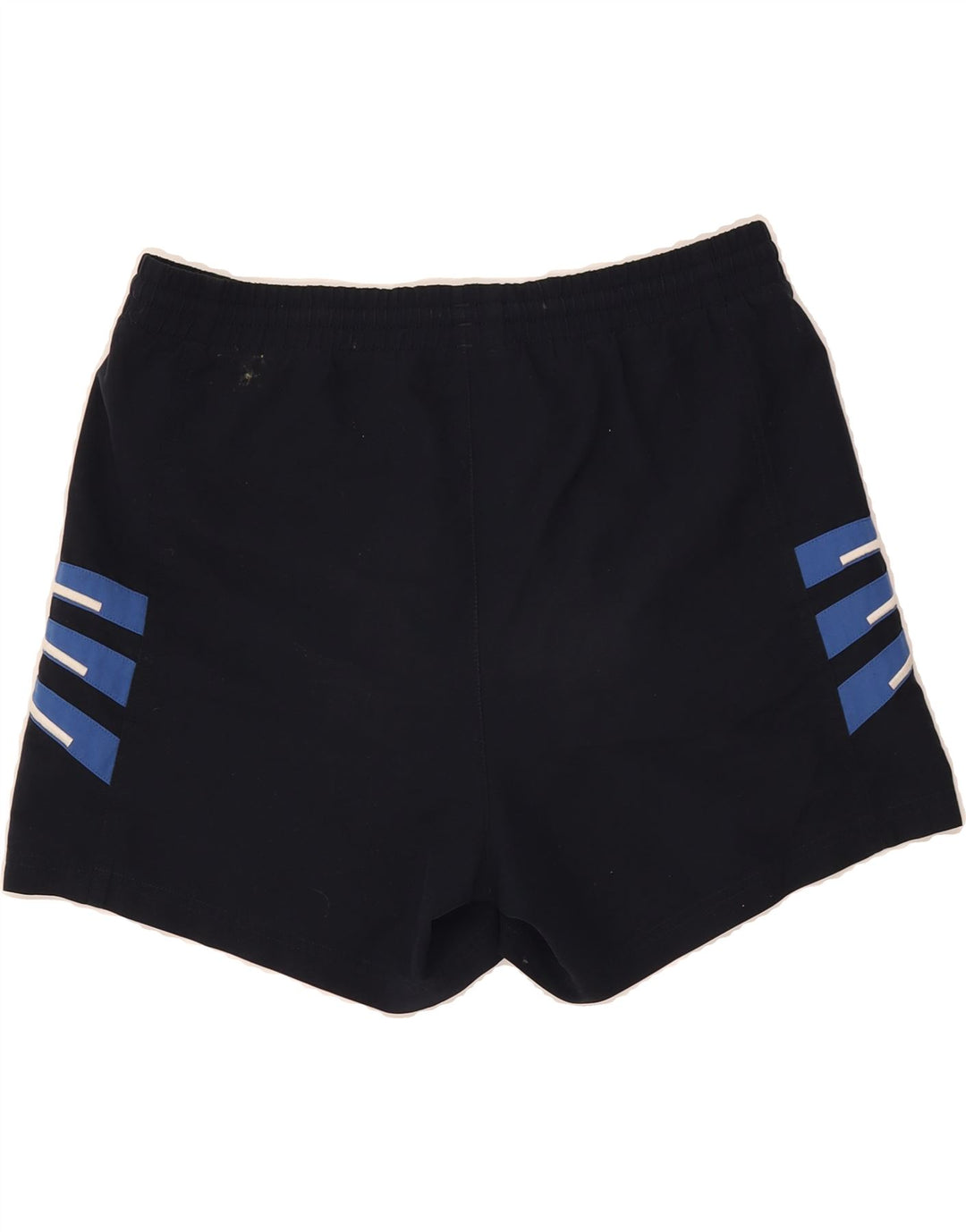 ADIDAS Womens Sport Shorts UK 12 Medium Navy Blue Vintage Adidas and Second-Hand Adidas from Messina Hembry 