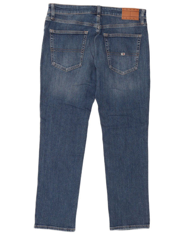 Tommy Hilfiger Mens Scanton Slim Jeans W34 L30 Plavi pamuk