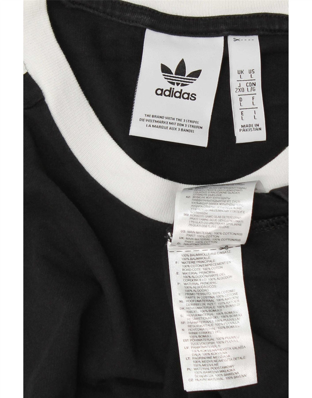 Adidas muška majica kratkih rukava, veliki crni pamuk