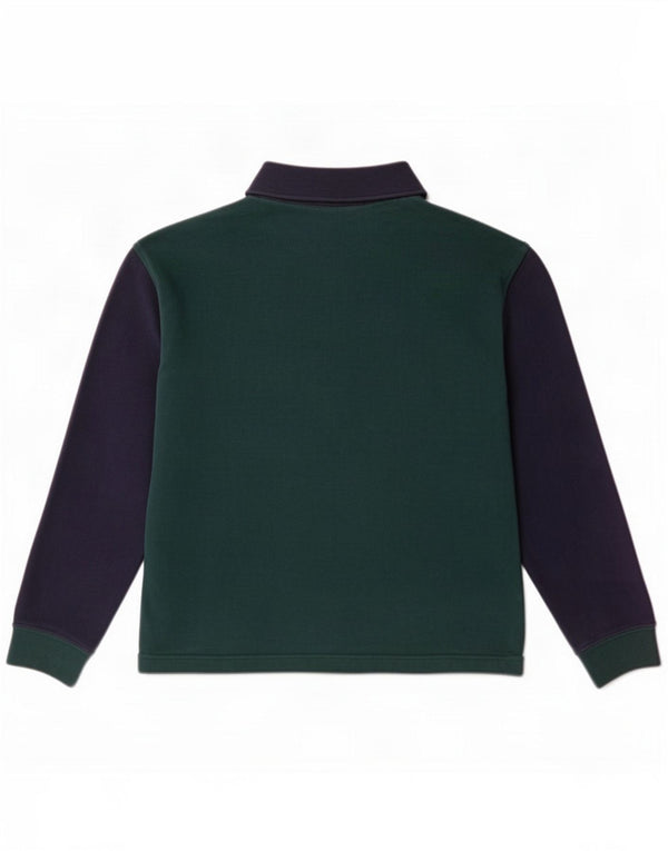 Lacoste Boys Rugby Polo majica dugih rukava 13-14 godina Green Colourblock