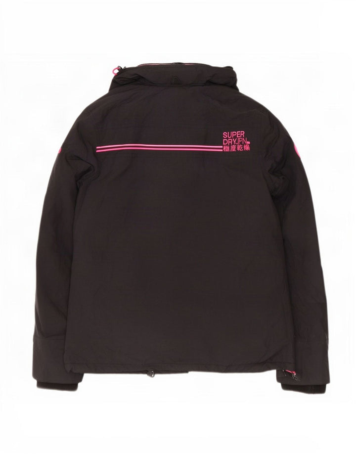 Superdry ženska jakna s grafičkom vjetrovkom UK 16 velika crna