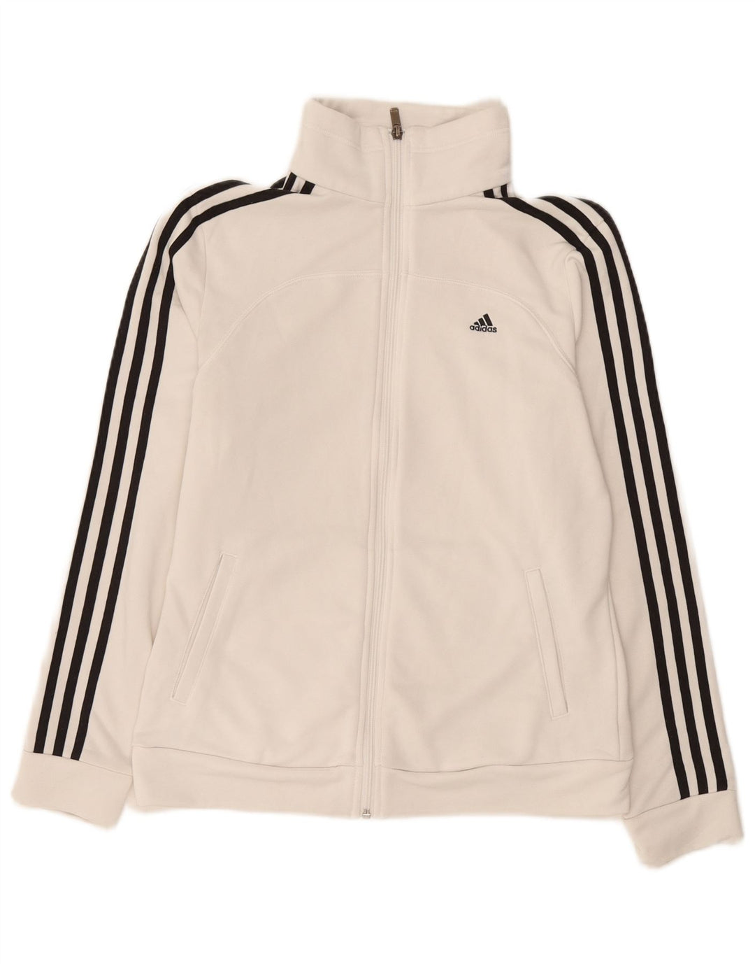 Adidas ženska trenirka Climalite gornja jakna UK 12/14 Srednje bijela