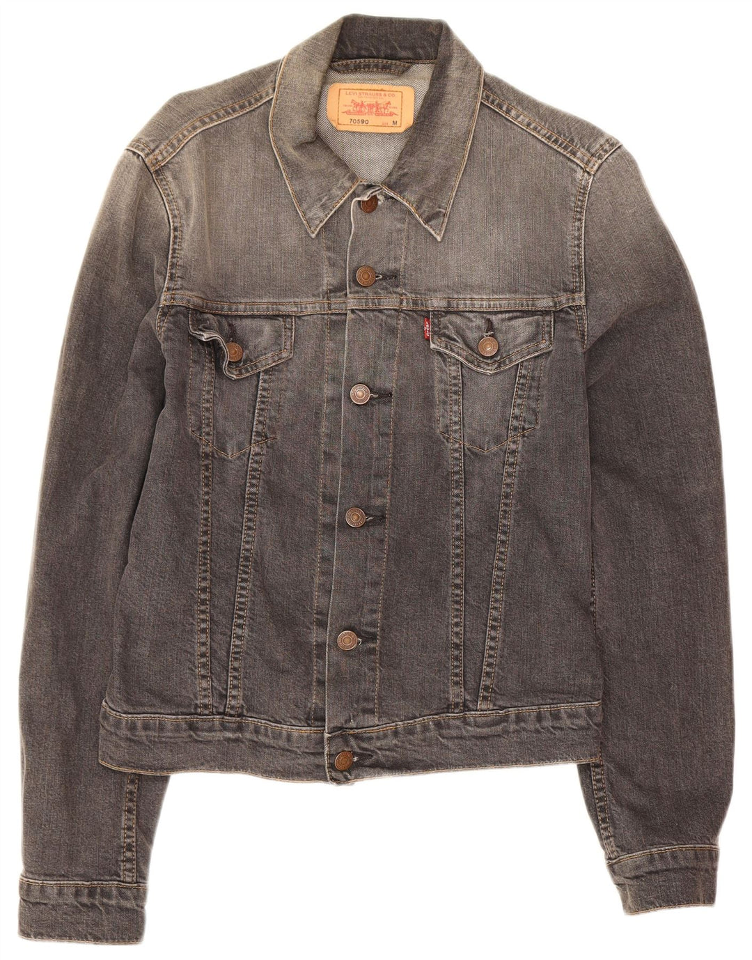 Levi's muška traper jakna UK 38 srednje sivi pamuk