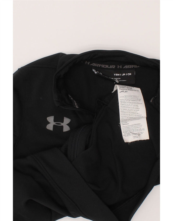 Under Armour Boys Gornja jakna trenirke 7-8 godina Mala crna poliester