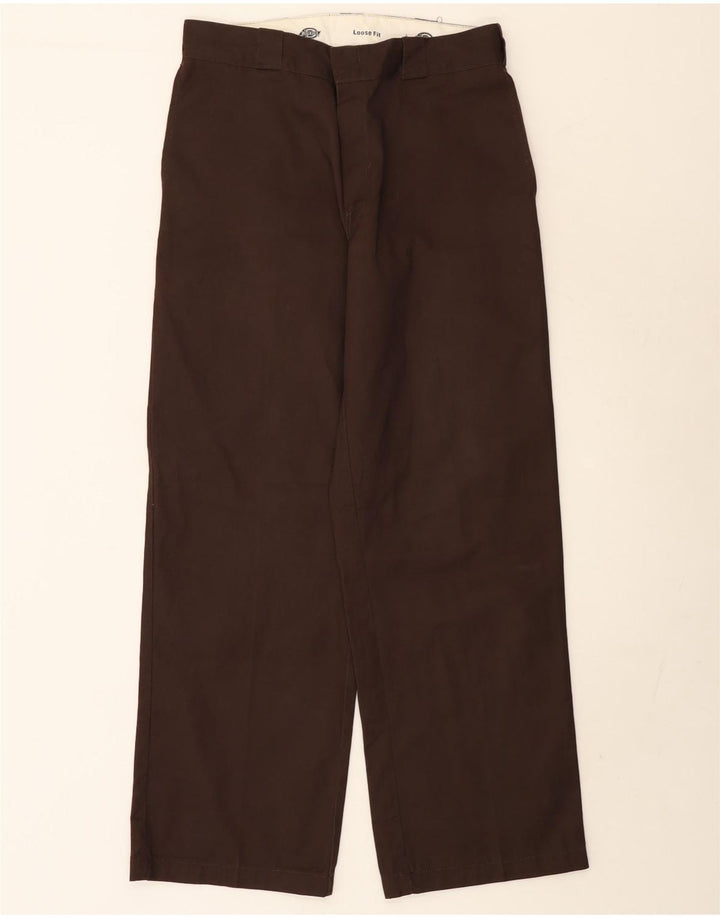 Dickies muške široke kargo hlače W32 L32 smeđi poliester