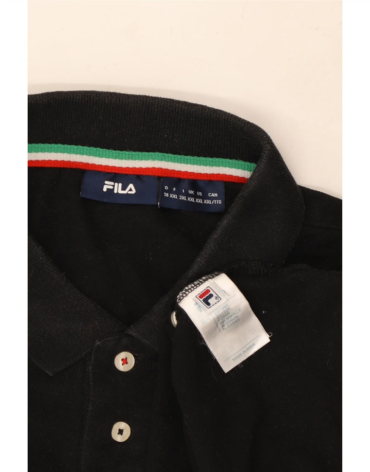 FILA muška polo majica 2XL crni pamuk
