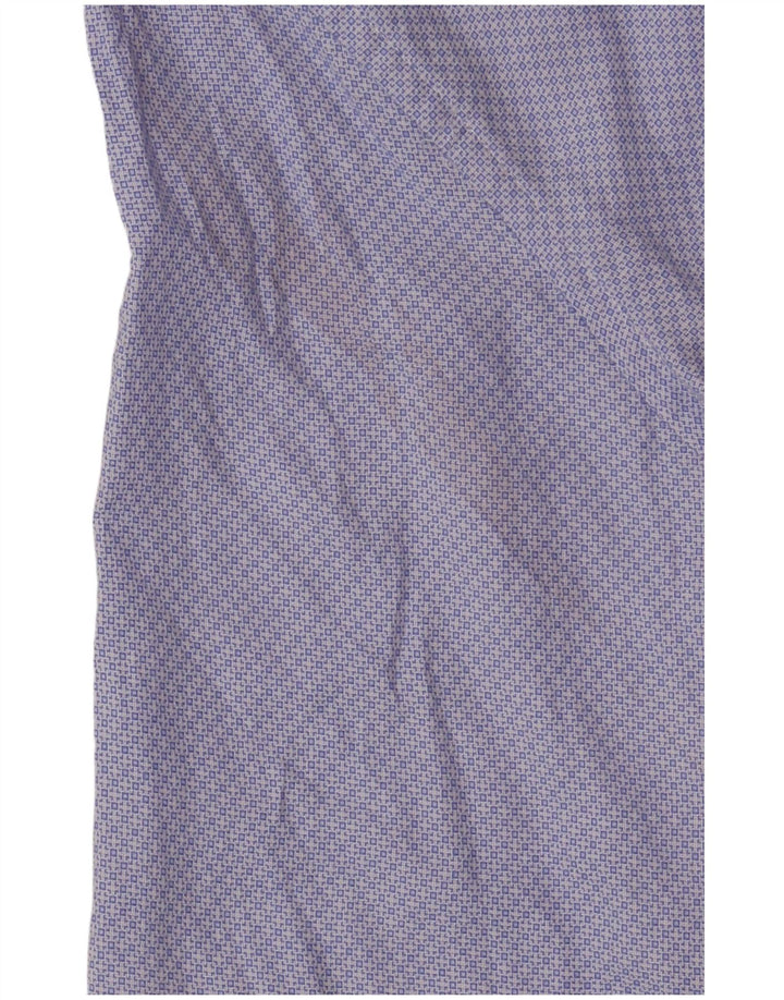 Dack's muška uska košulja Large Blue Argyle/Diamond Pamuk