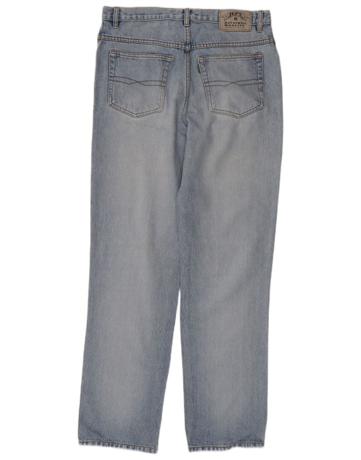 JEP'S Mens Straight Jeans W33 L32 Blue Cotton