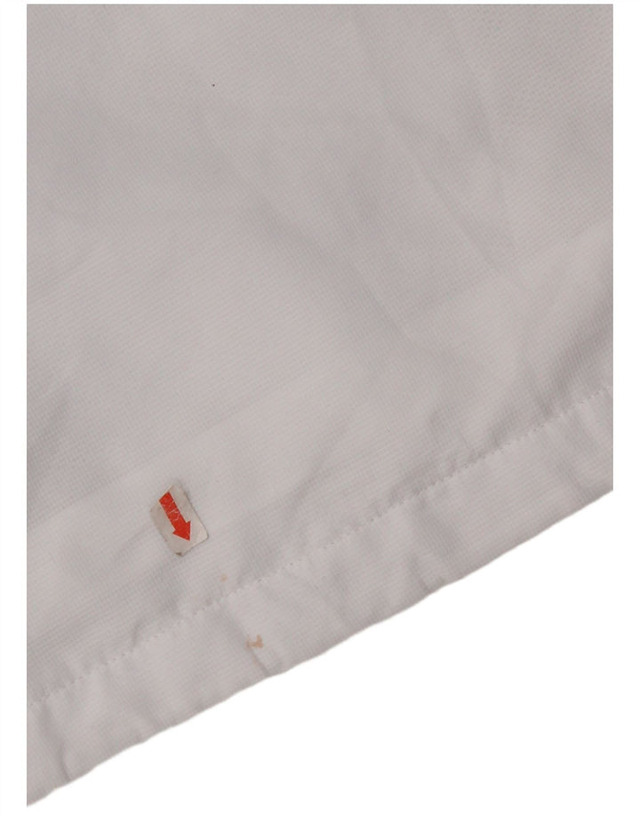 ASICS muška gornja jakna trenirke srednje bijele boje od poliestera