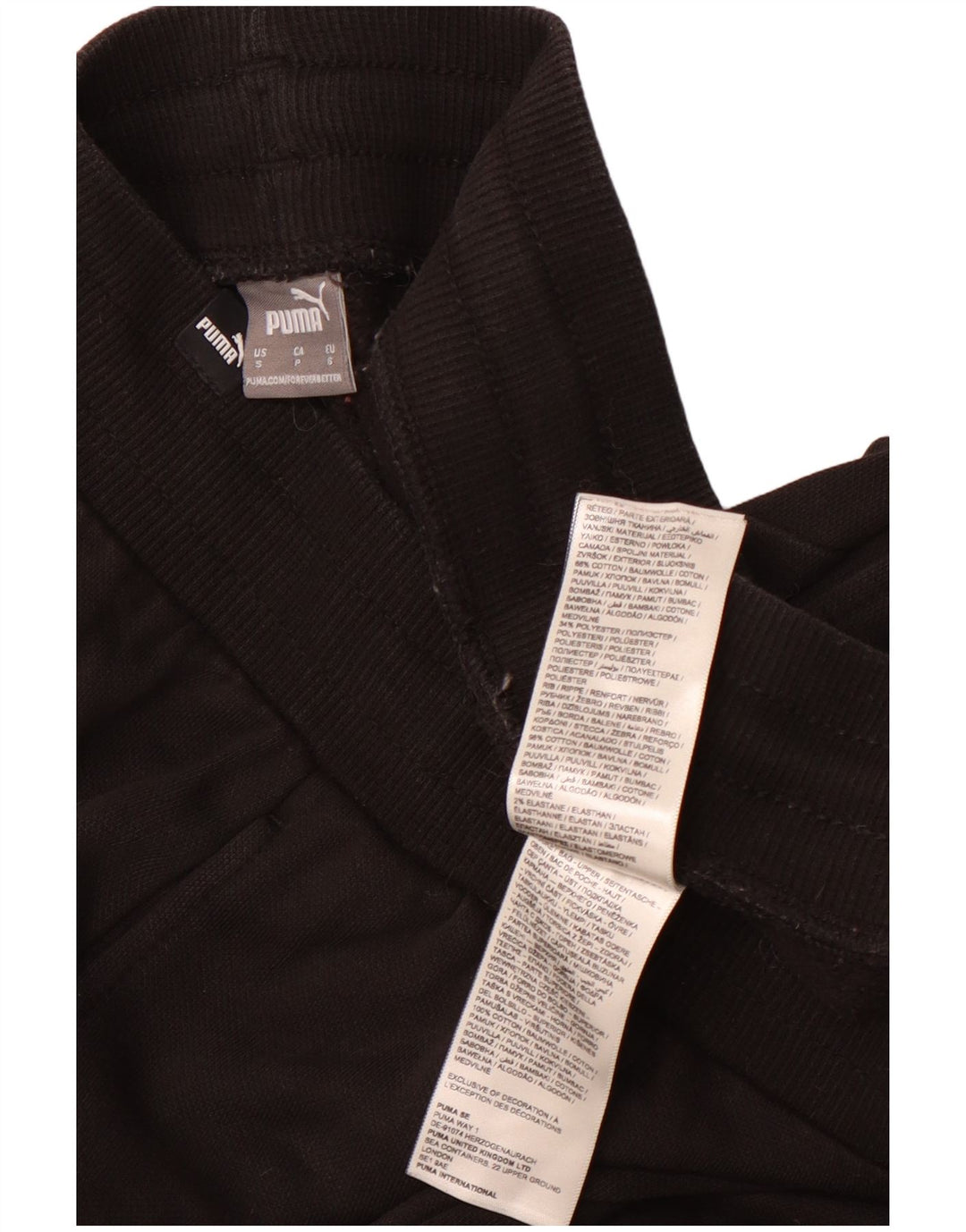 Puma muške trenirke Hlače Joggers Male crne pamučne