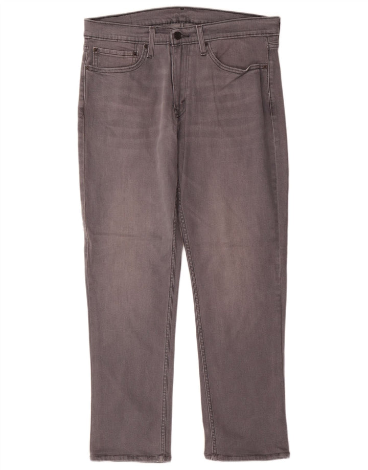 Levi's muške uske traperice W34 L30 sivi pamuk