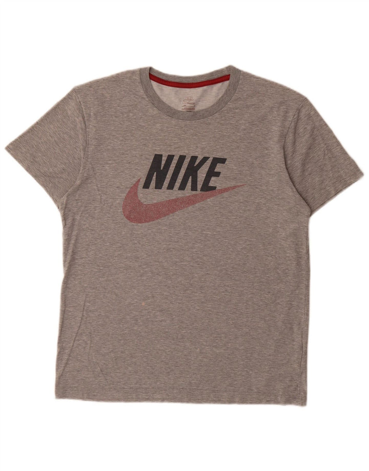 Nike muška majica kratkih rukava s grafičkim motivima, mali sivi pamuk