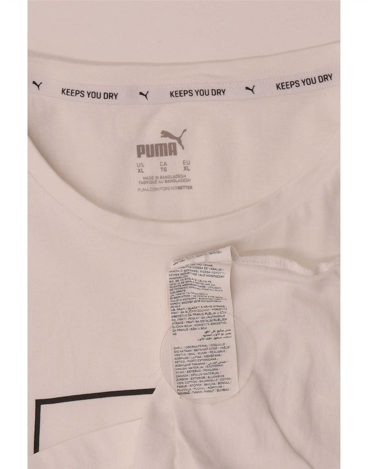 Puma muška majica kratkih rukava XL, bijeli pamuk