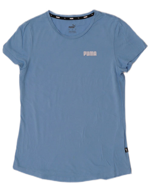 Puma ženska majica kratkih rukava UK 10 Small Blue Cotton