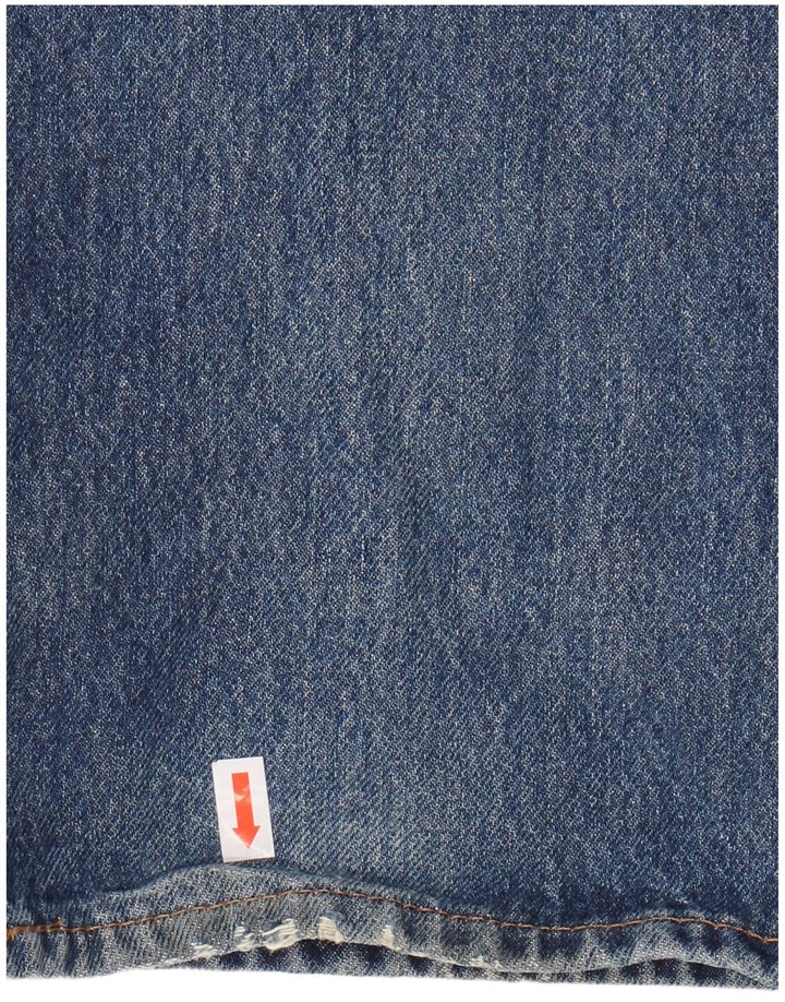 LEVI'S muške 501 ravne traperice W36 L34 plavi pamuk