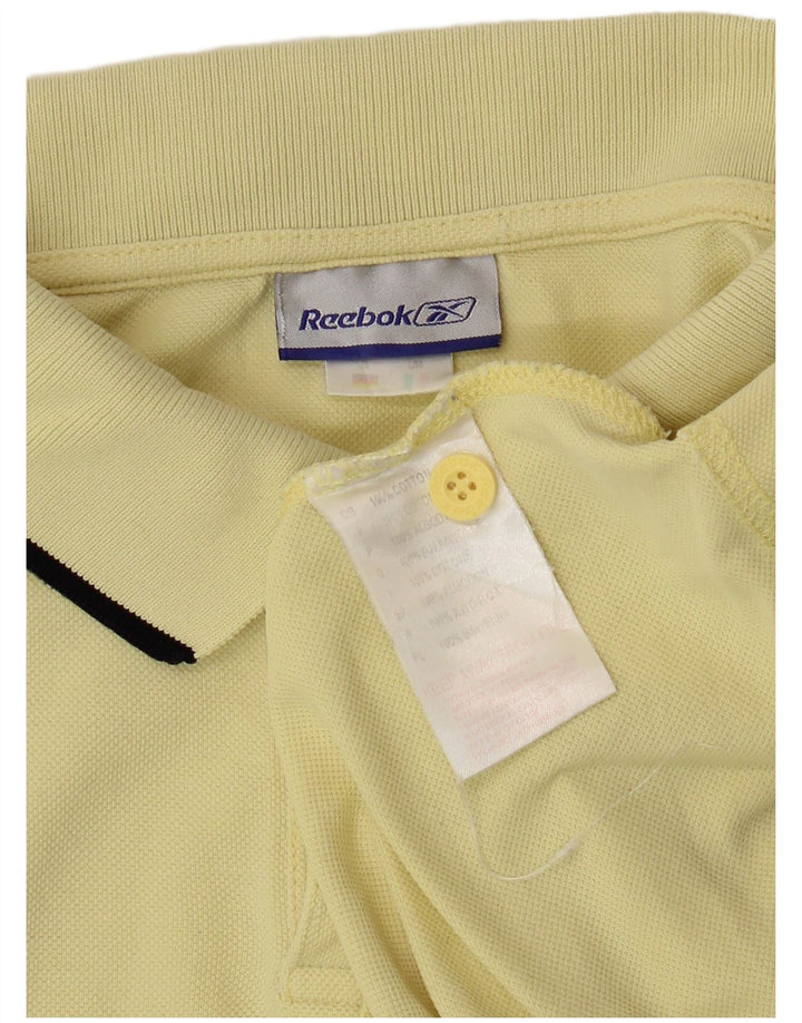 REEBOK muška polo majica Srednje žuti pamuk
