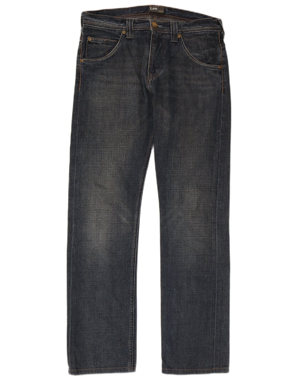 Lee Mens Zed Straight Jeans W31 L34 Plavi pamuk