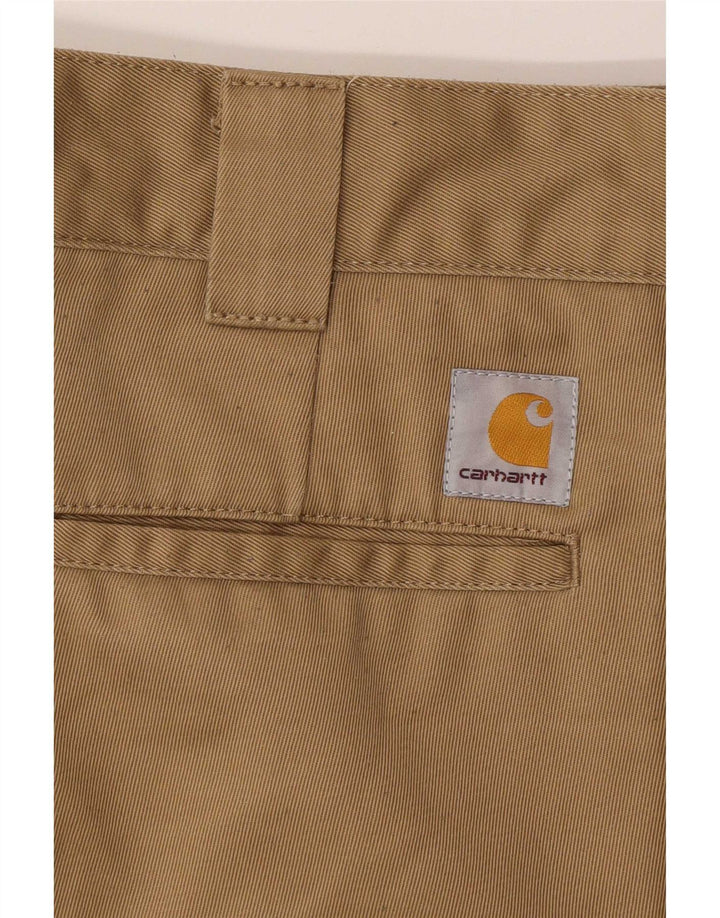 Carhartt muške uske chino hlače W32 L30 bež poliester