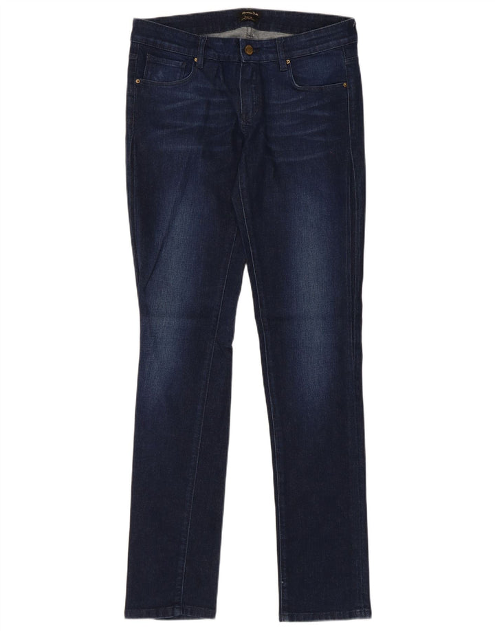 Ženske uske traperice Massimo Dutti EU 38 male W28 L32 tamnoplave