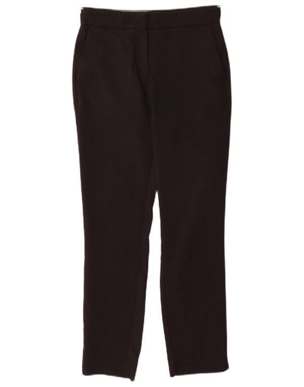 Zara ženske uske chino hlače XS W26 L27 crni pamuk