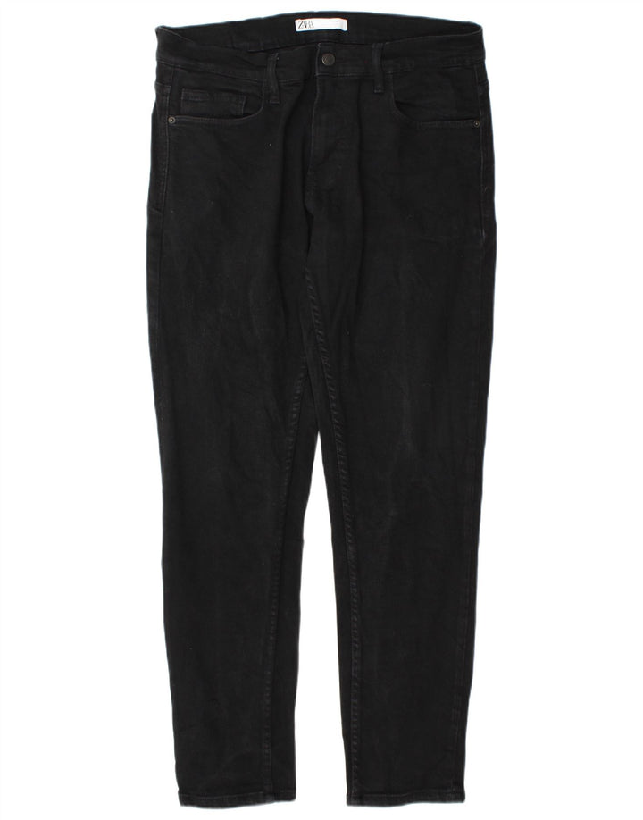 Zara muške uske traperice EU 44 Large W34 L31 crne