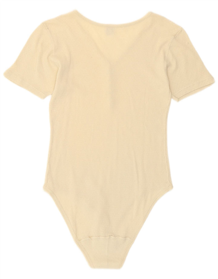 Vintage ženski bodi UK 8 Small Off White