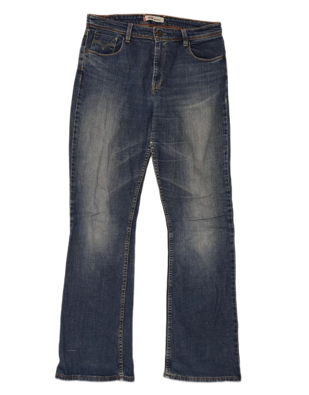 Levi's ženske 629 Bootcut traperice W32 L32 plavi pamuk