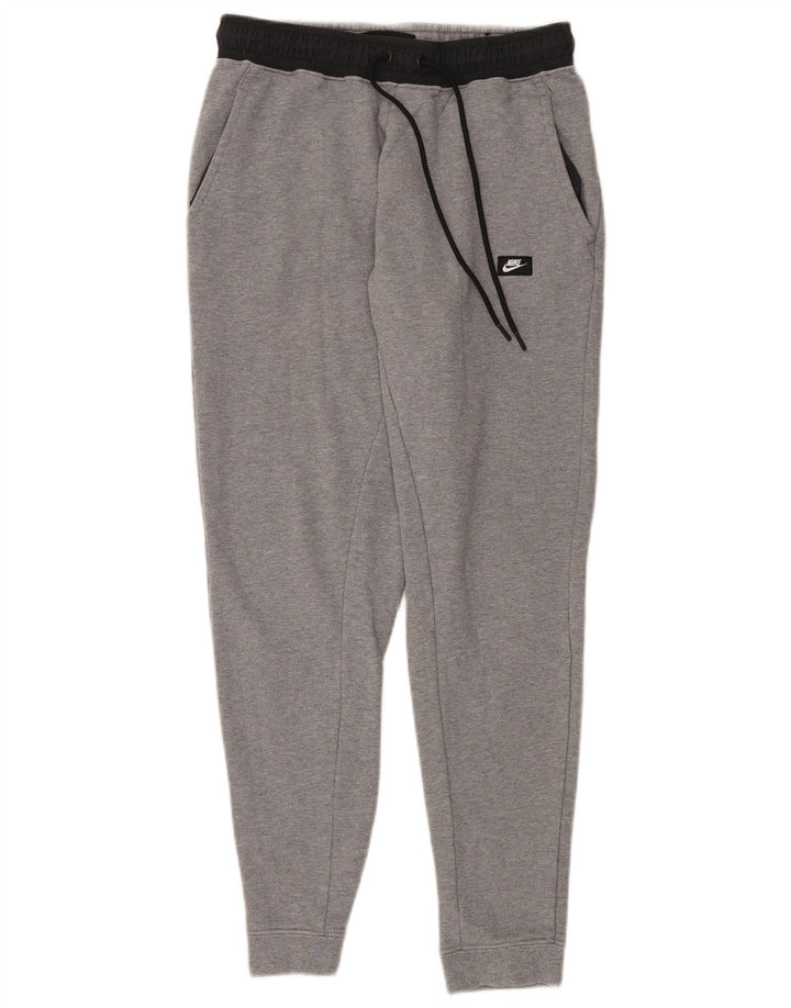 NIKE Muške trenirke Hlače Joggers Pamuk srednje sive boje