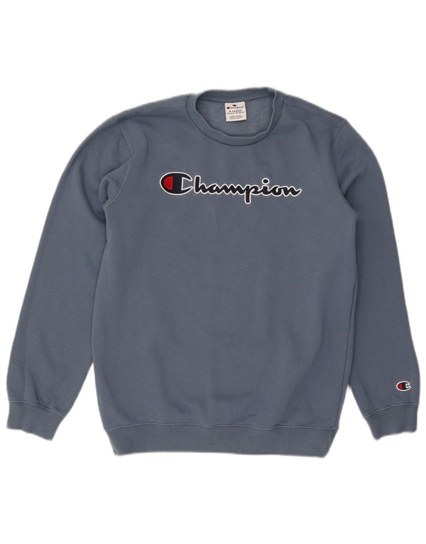 Champion Boys Graphic Hoodie Džemper 13-14 godina XL plavi pamuk
