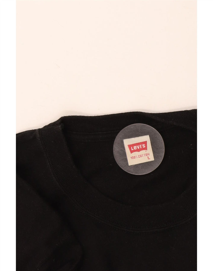 LEVI'S Muška majica kratkih rukava Veliki crni pamuk