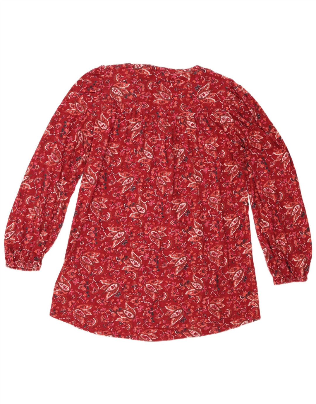 Fat Face ženska prevelika košulja bluza UK 8 Mala crvena cvjetna pamuk