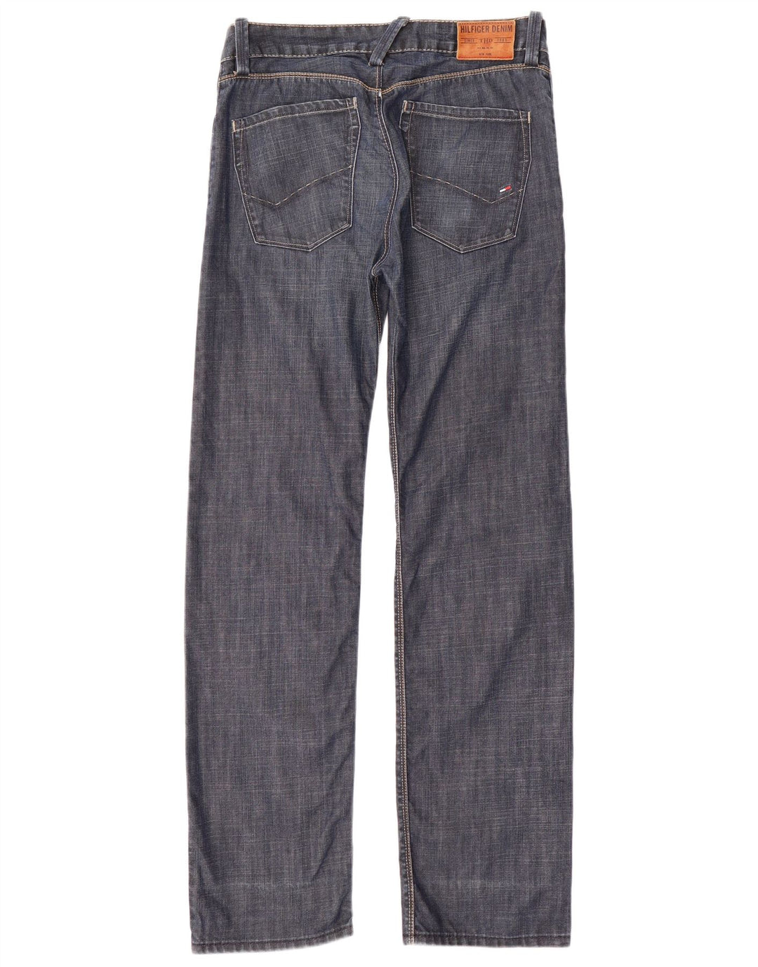 TOMMY HILFIGER Muške ravne traperice W30 L34 tamnoplavi pamuk