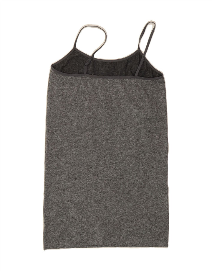 MOSSIMO Womens Cami Top UK 12 Medium Grey Nylon Vintage Mossimo and Second-Hand Mossimo from Messina Hembry 